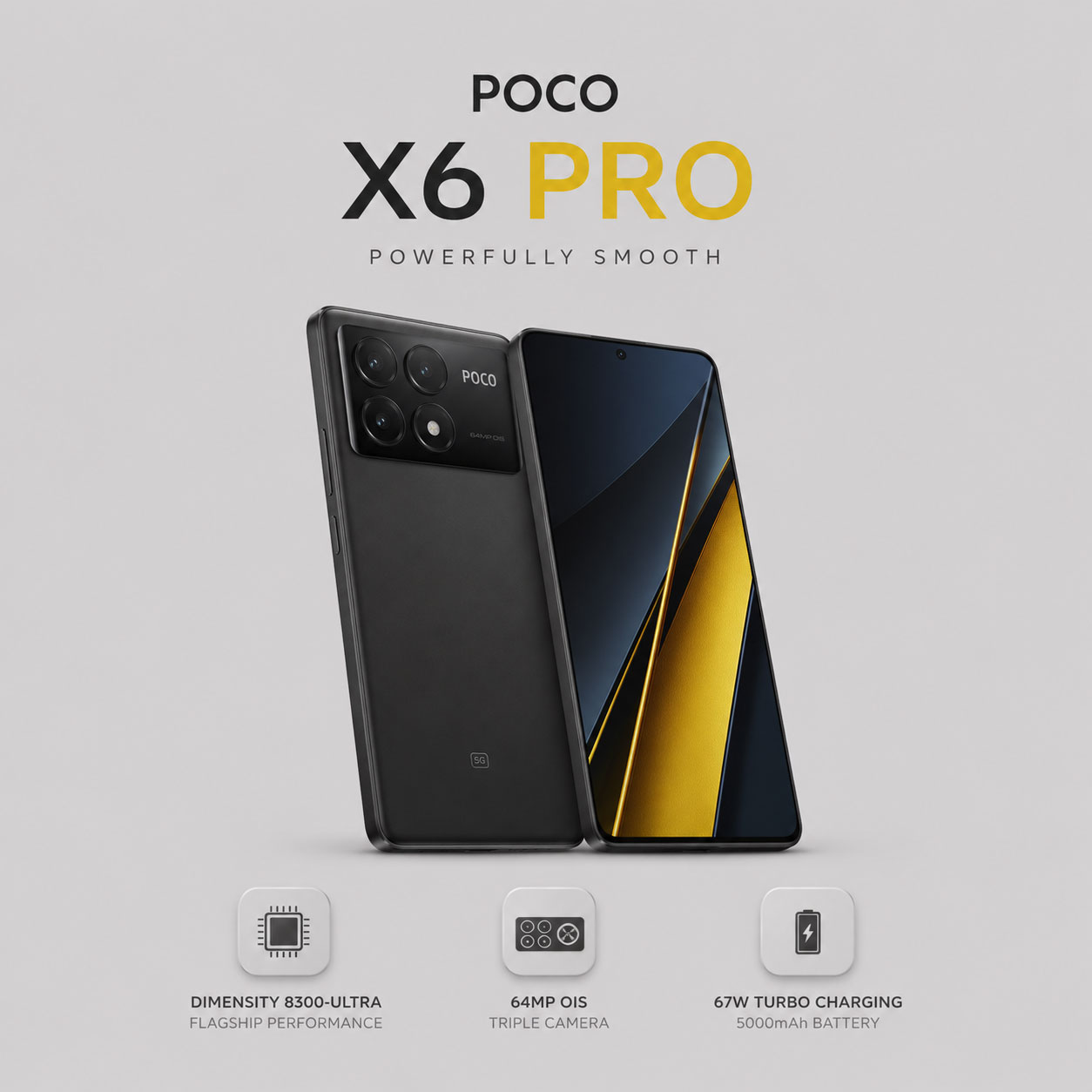 گوشی موبایل پوکو Poco X6 Pro