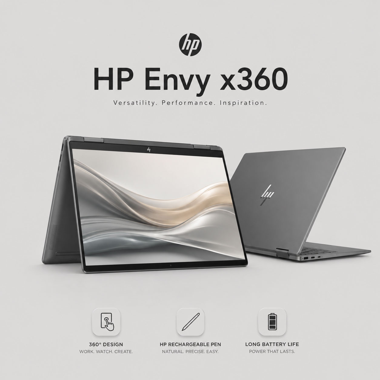 لپ‌تاپ اچ‌پی HP Envy x360